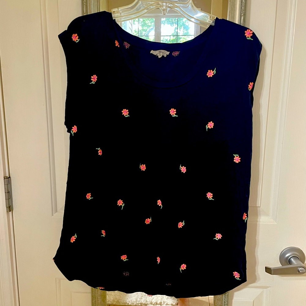 Loft cotton sleeveless top